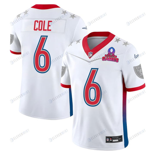 A. J. Cole III 6 Las Vegas Raiders Pro Bowl 2023 Patch Men Jersey - White