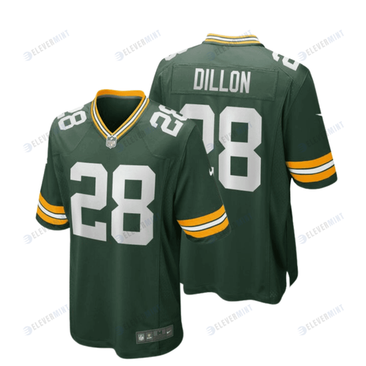 A.J. Dillon 28 Green Bay Packers Men Home Game Jersey - Green